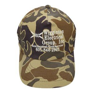 Camouflage Hunting Snapback Cap Wigginton Electrical Group Trucker Camo Hat